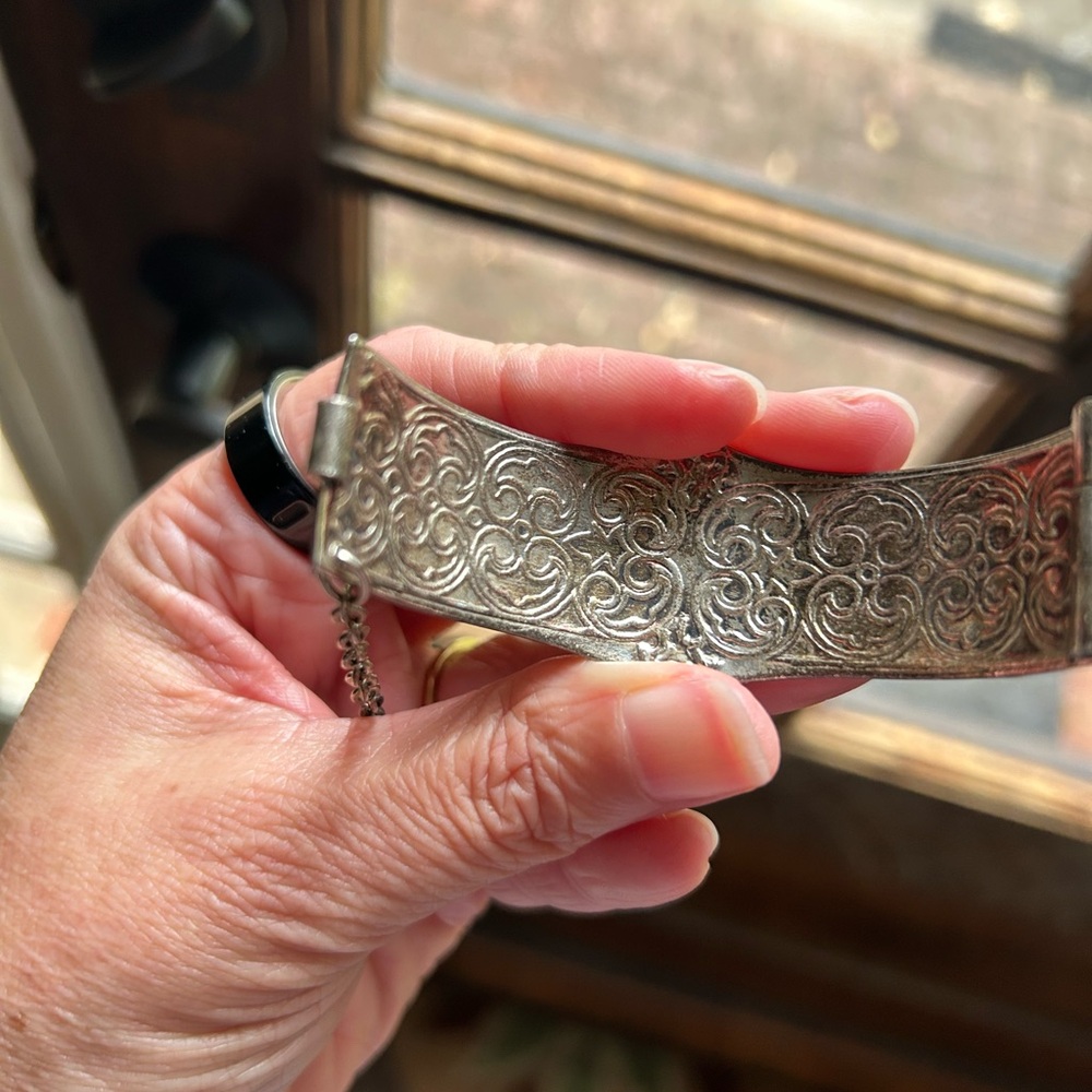 Silver Camel And Hamsa Bracelet - image 6